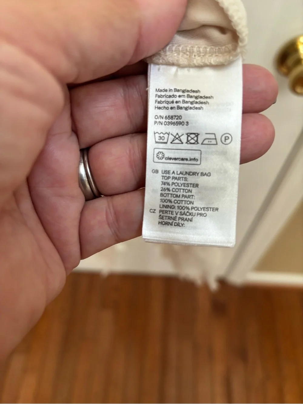 H&M Boho Crochet Lined Racerback Dress in Cream, Size 14, EUC/SEE COMMENTS